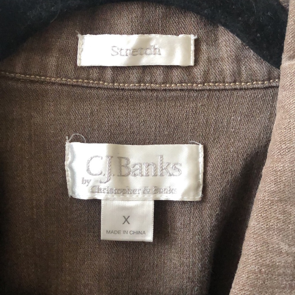 Brown jean jacket - Picture 3 of 3